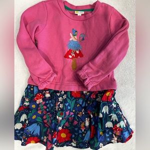 Mini Boden Longsleeve dress. Excellent condition. 3-4 yr